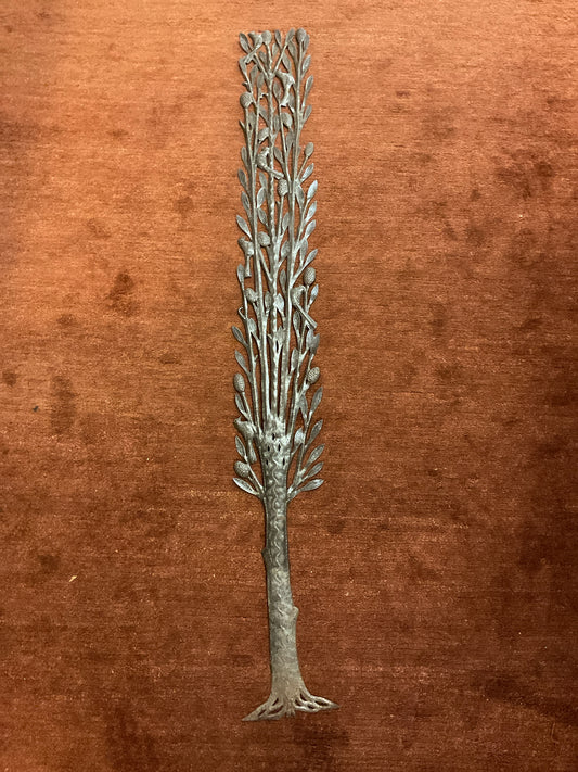 Tin Metal Tree Wall Art