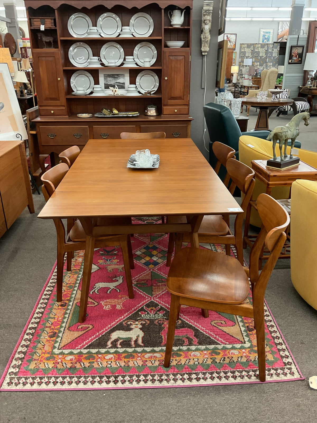 West Elm Dining Set, Table 72x38" Leaf 20"D