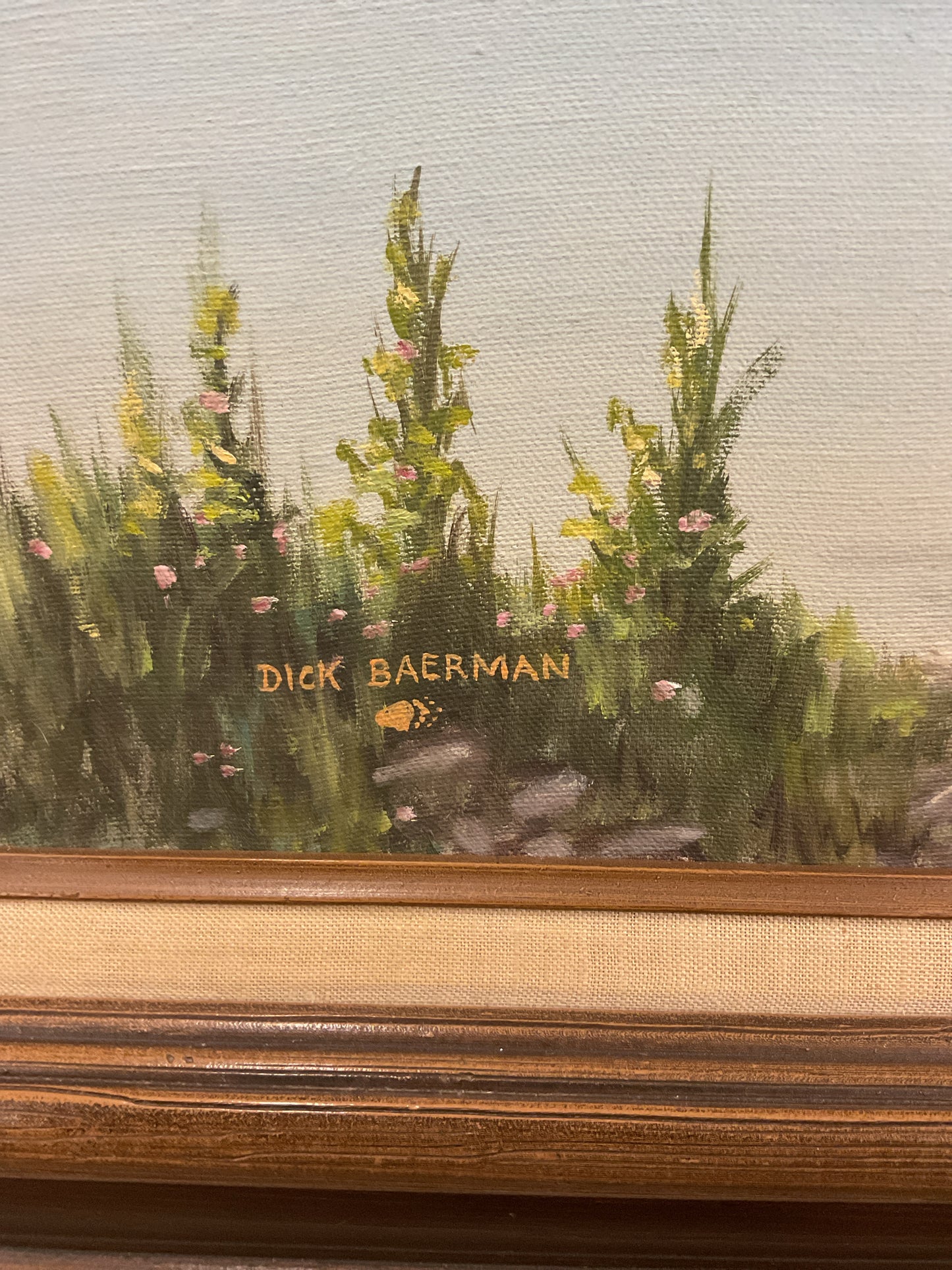 Richard Baerman Oil Painting "Trapper in Hudson's Bay" 48x38