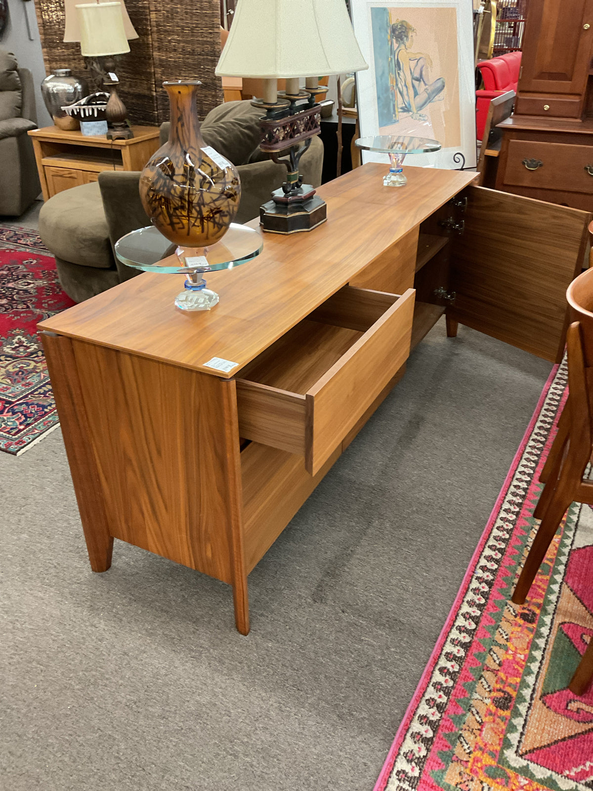 Mid-Century Style Sideboard 77"L,20"D,29"H