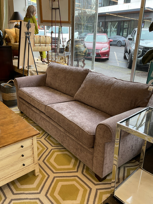 Castellanos Lavander Upholstered Sofa 87"L,36"D,31"H