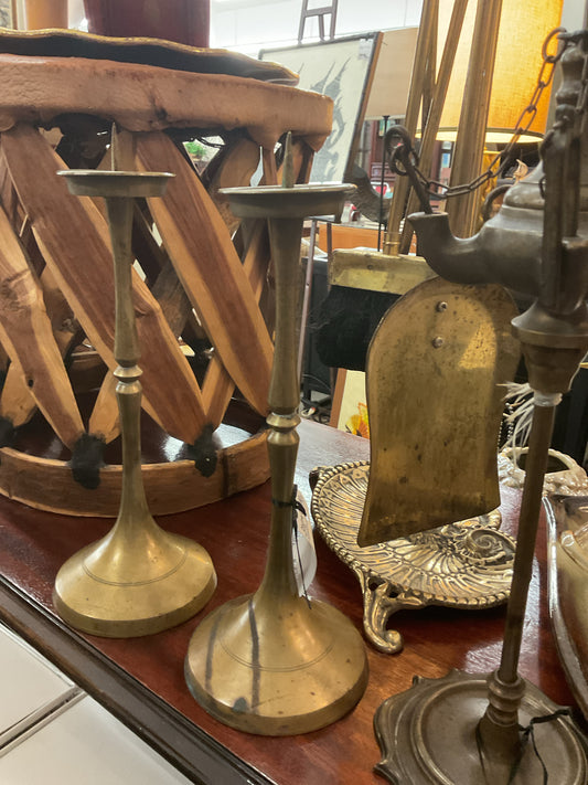 Candleholder(s) Vintage Brass