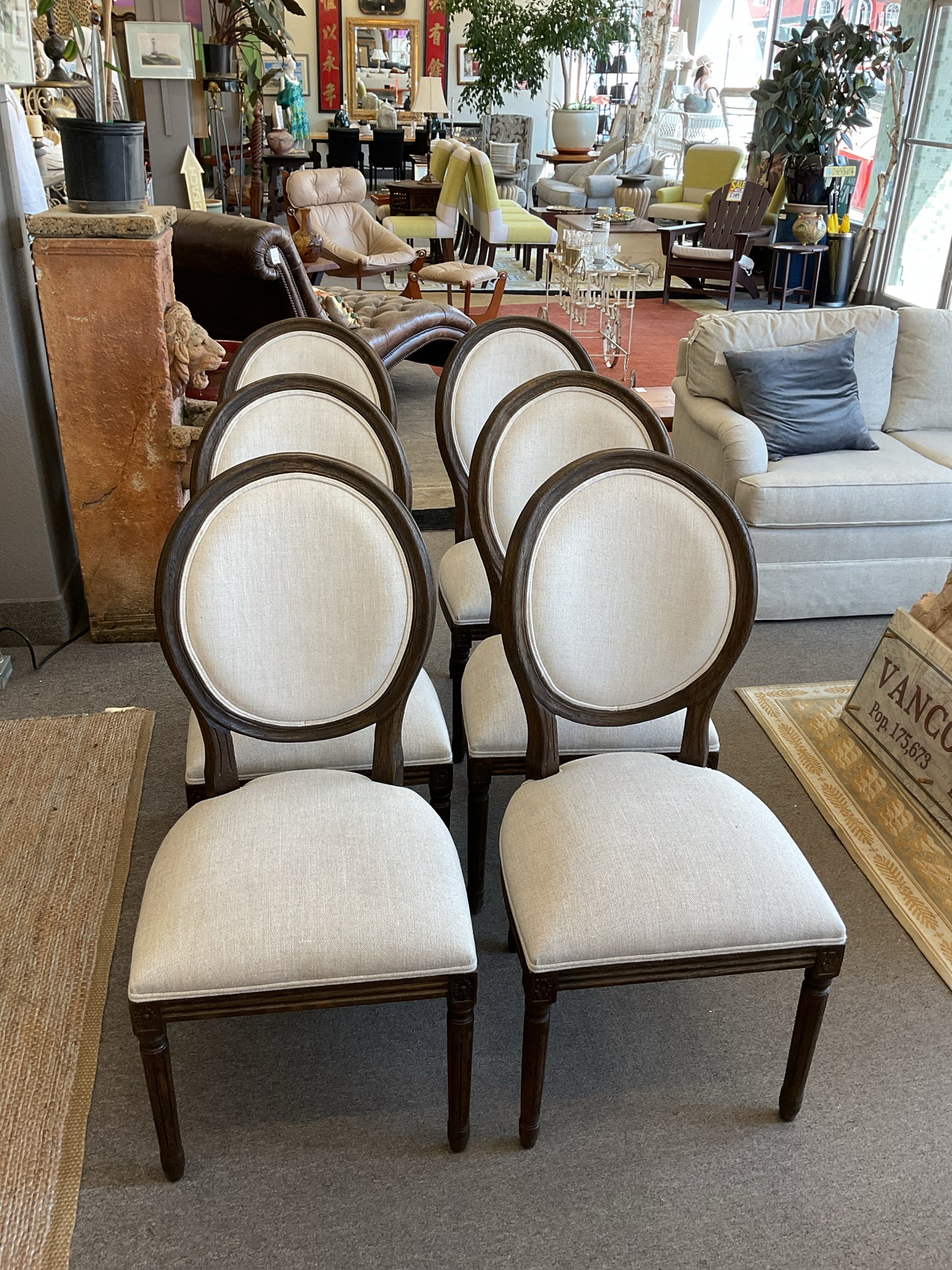 Restoration Hardware Dining Chair Set of Six