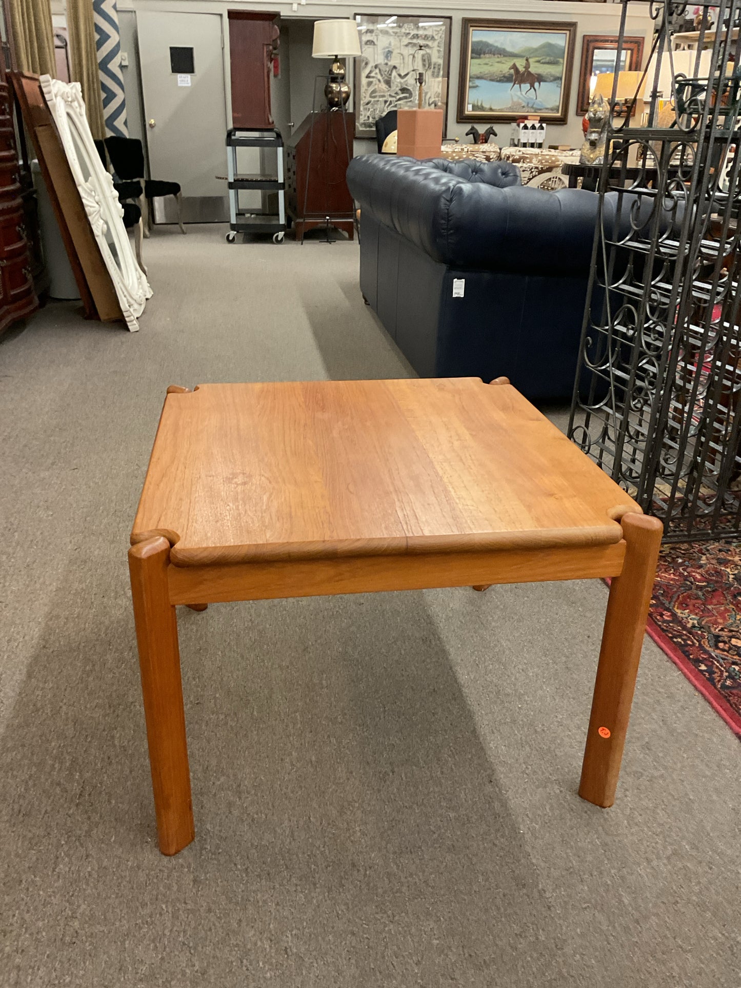 Danish Teak End Table 29x29x21