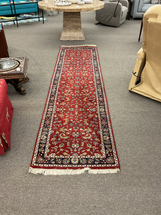 Persian Rug Runner Red/Blue Design 120"x31"