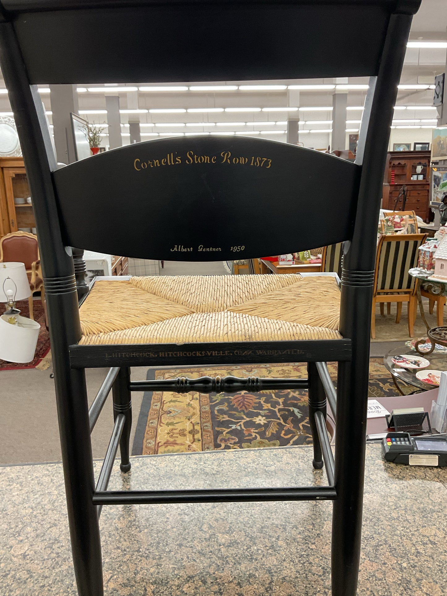 Vintage L. Hitchcock Cornell University 1950 Chair