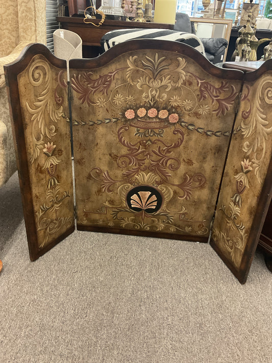 3-Panel Folding Wood Screen 40x30"